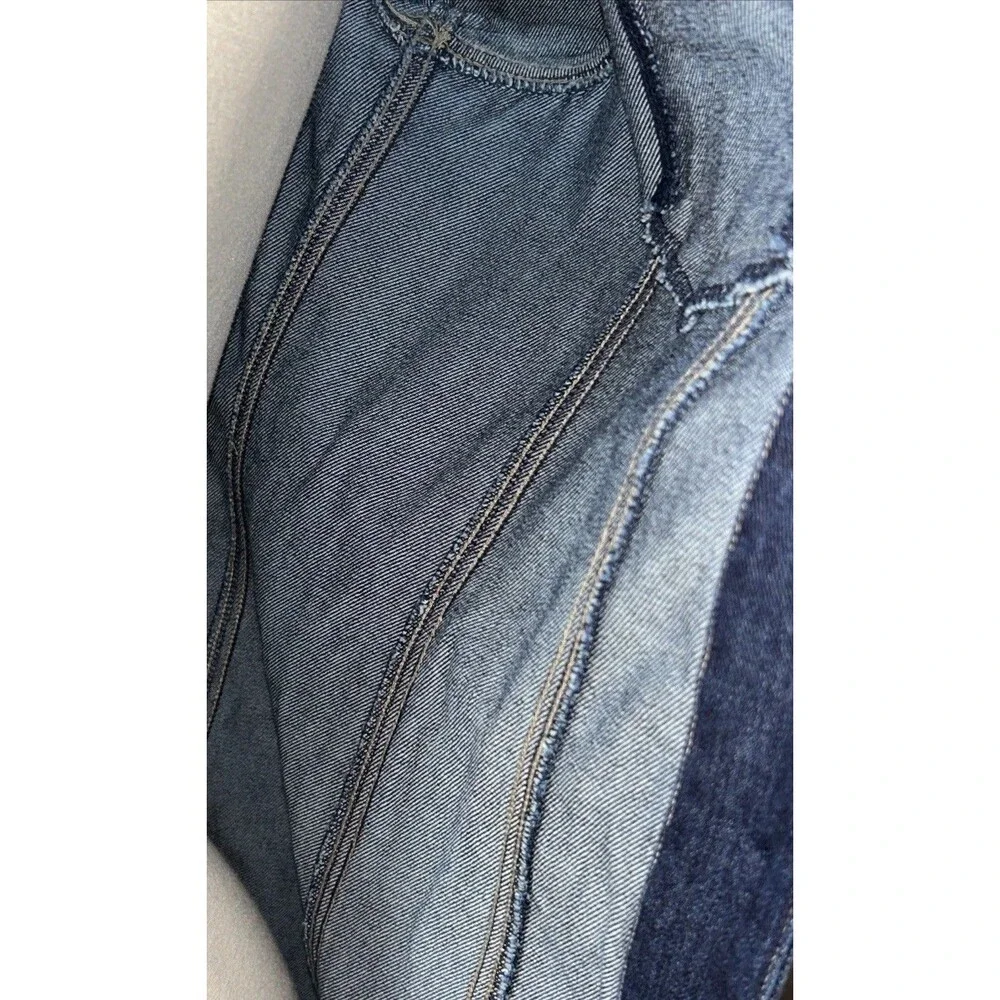 Denim Long Sleeve Belted Dress Women’s Size 10 EUC Jones NY Country